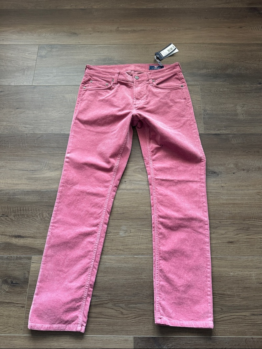 Vineyard Vines Men’s Pink Straight Corduroy Pants 30x30